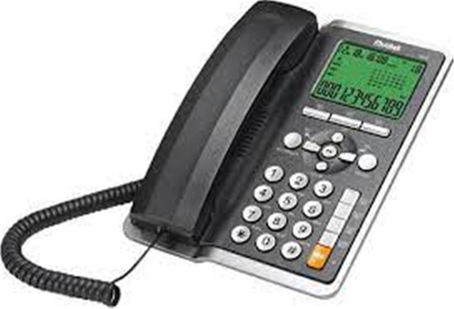 Multitek MC 130 Siyah Ekranlı Arayan Numara Gösteren Masaüstü Telefon