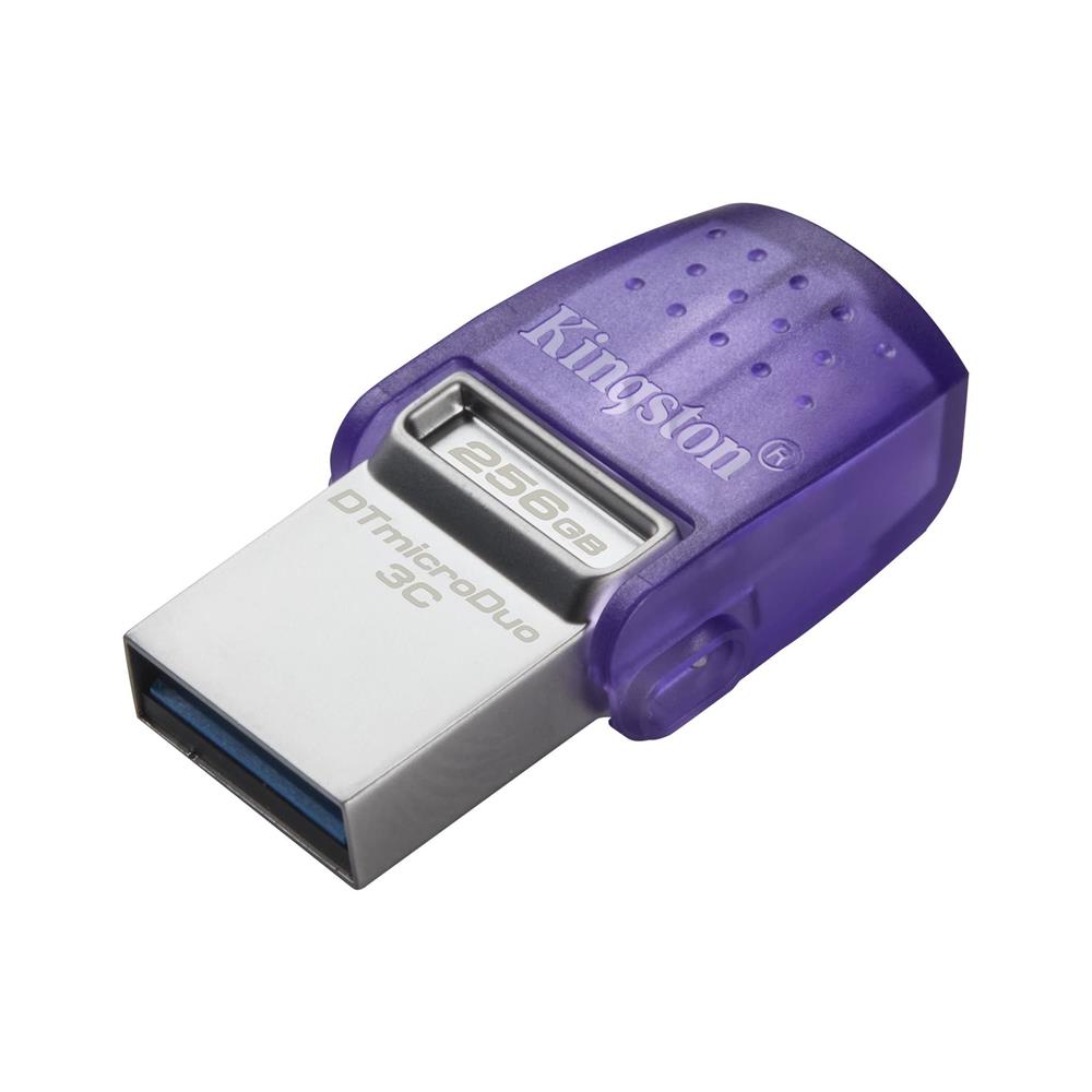 Kingston DTDUO3CG3-256GB DataTraveler microDuo 3C 200MB-s dual USB-A + USB-C Flash Bellek