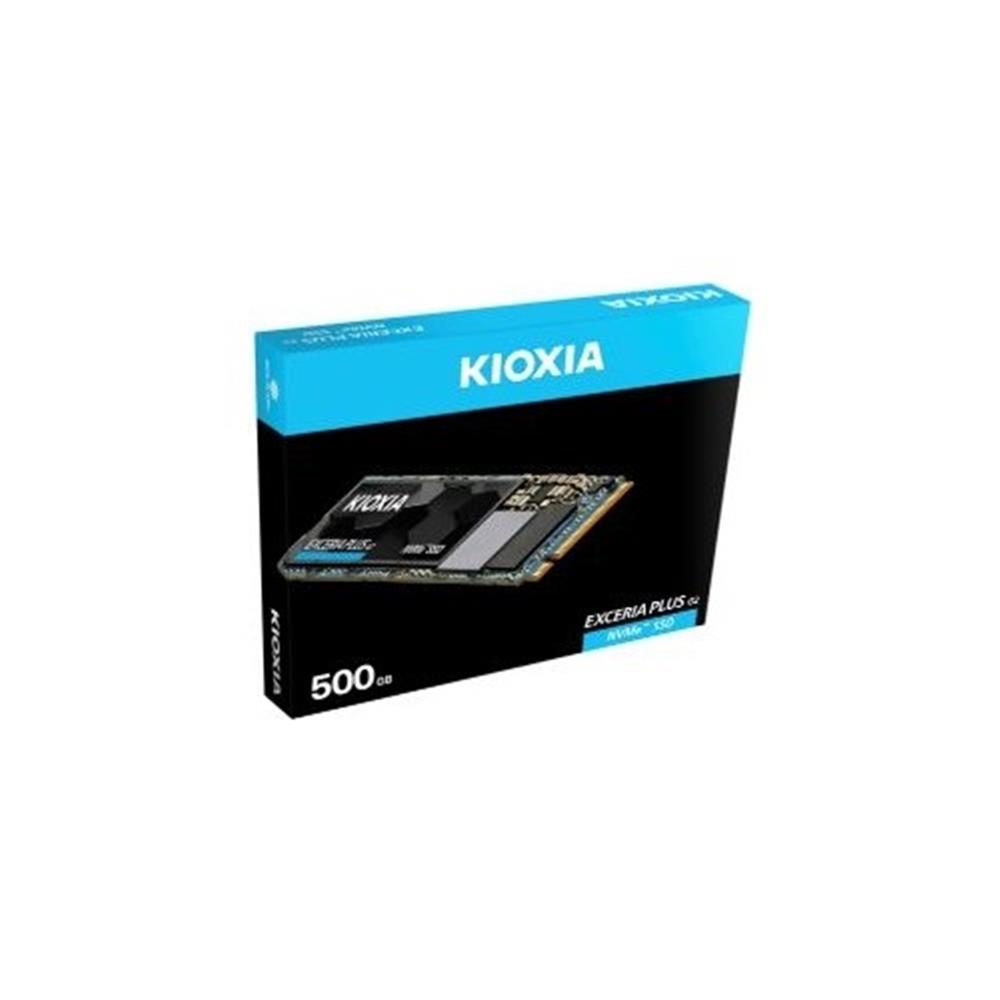 KIOXIA 500GB EXCERIA PLUS G2 NVME 3400MB-3200MB-S M2 PCIE NVME 3D NAND SSD (LRD20Z500GG8) HARDDISK