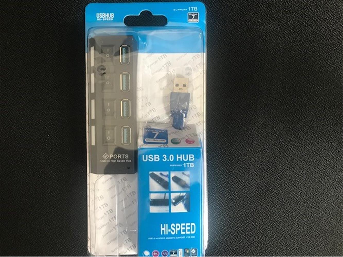 Gabble 4 Port USB 3.0 Çoklayıcı  Anahtarlı