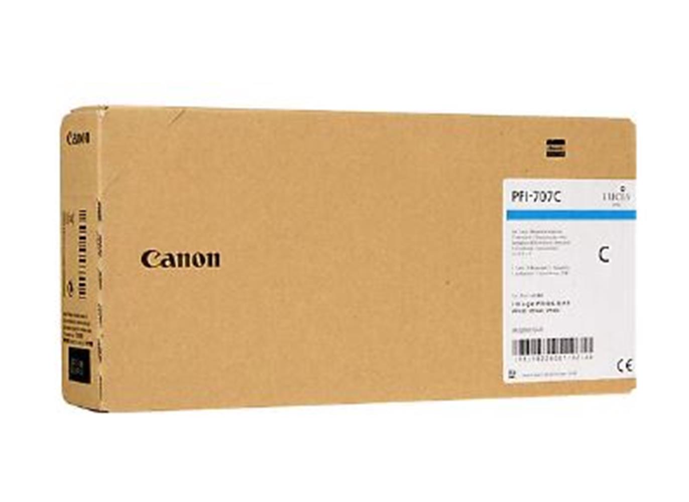 Canon PFI-707C Cyan Mavi Plotter Kartuş IPF830-840-850