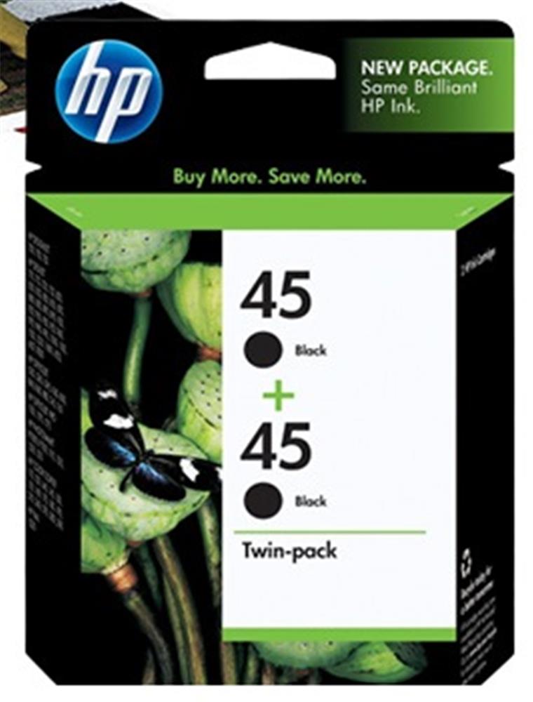 HP 45 Black Siyah 42ML 51645AA 2Lİ Paket Kartuş CC625A