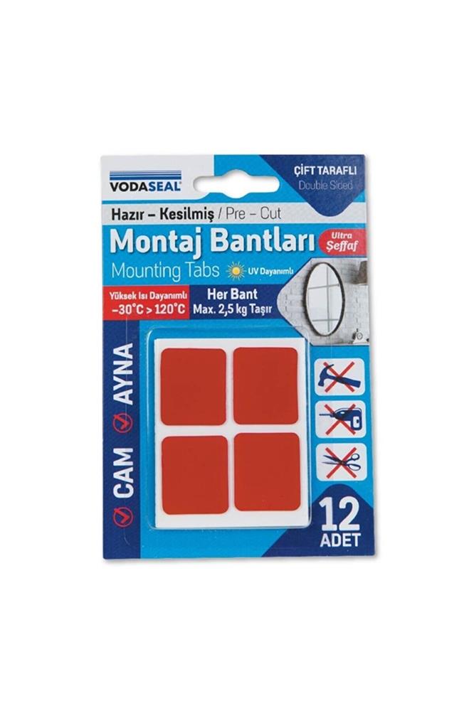 Vodaseal Montoj Bandı Hazır Kesilmiş 12li Şeffaf 