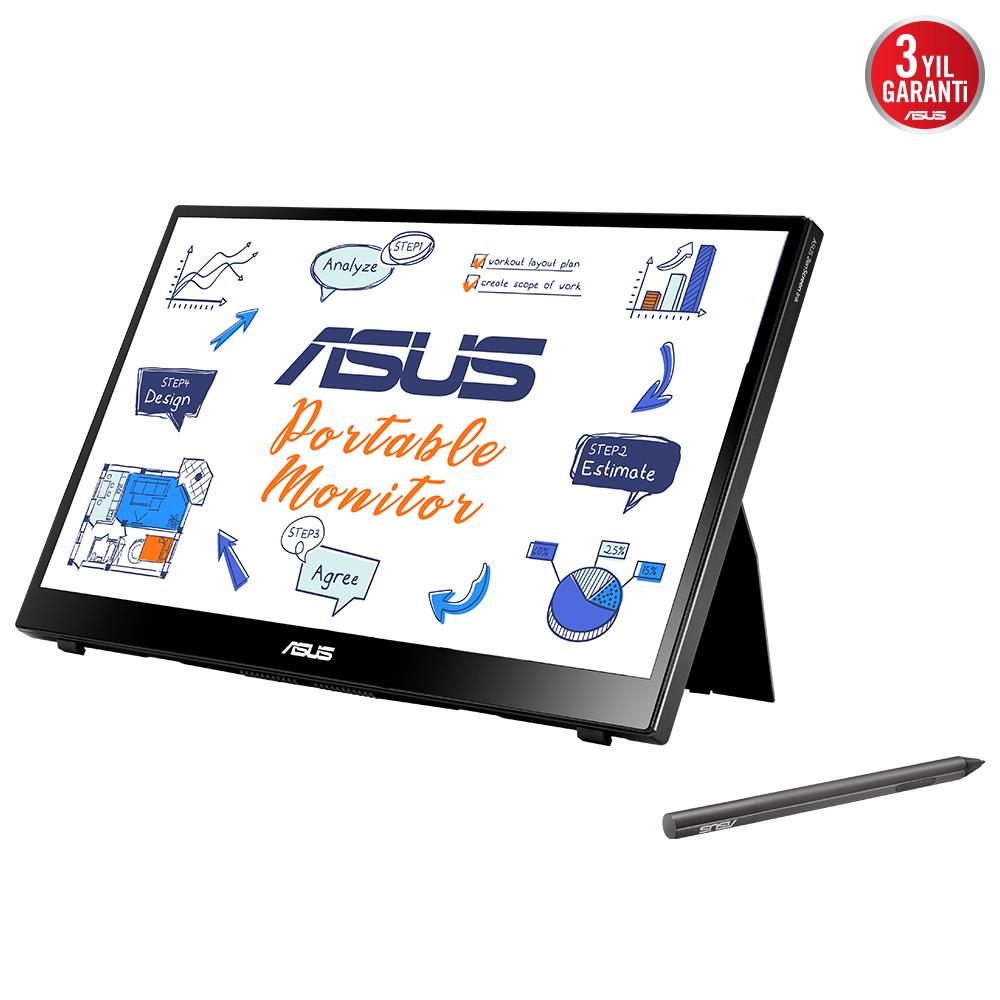 Asus 14" MB14AHD ZenScreen Ink 5MS 60Hz Full HD IPS Taşınabilir Monitör