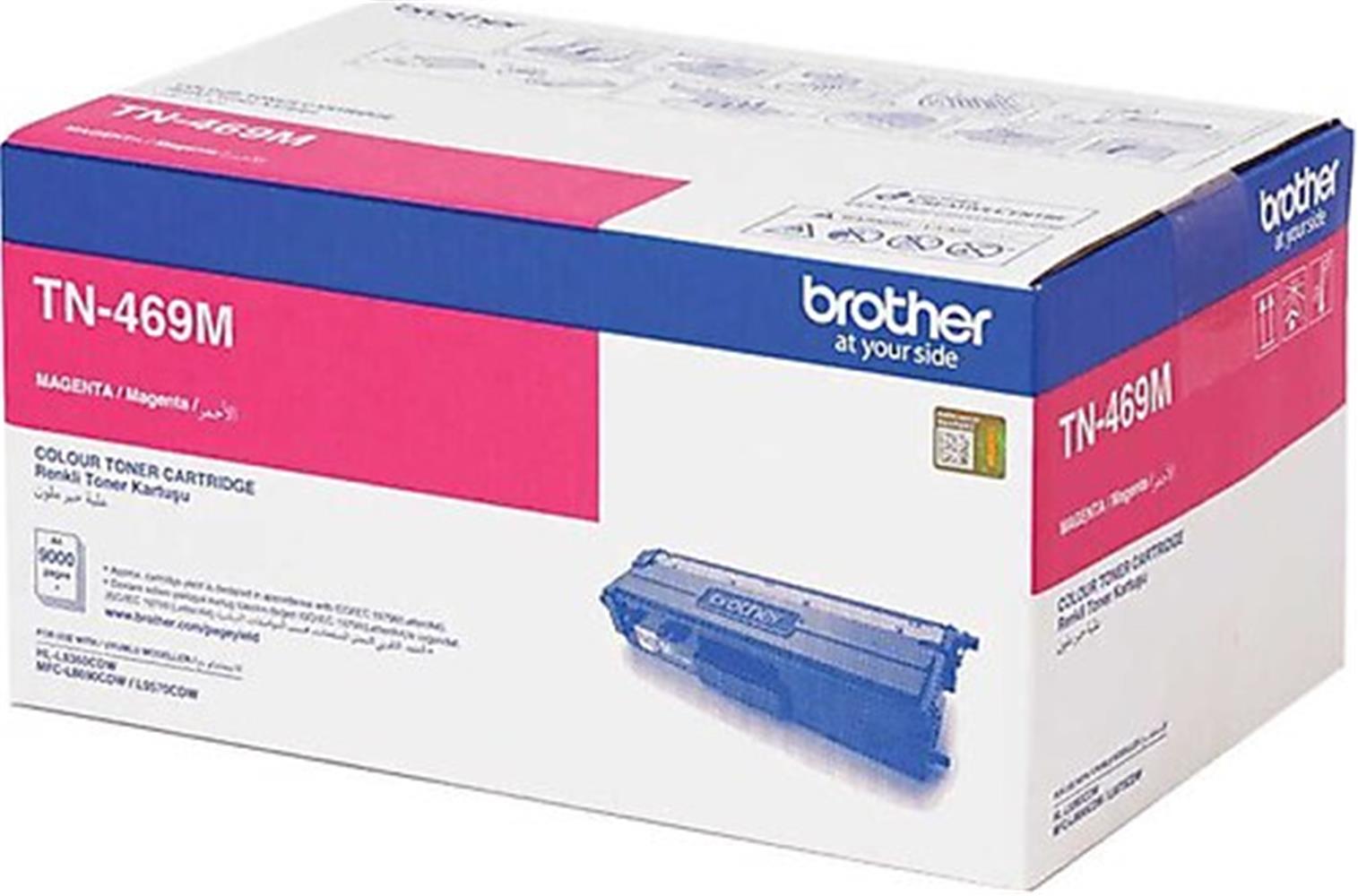 Brother TN-469M 9.000 Sayfa Magenta Kırmızı Toner HL-L8360CDW MFC-L8690CDW