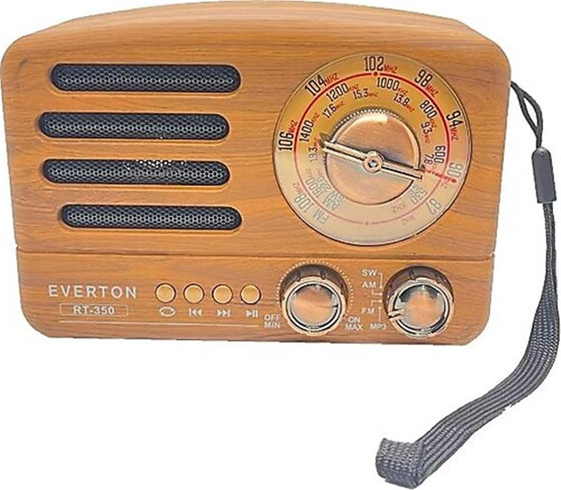 Everton RT-350 Bluetooth USB-SD-FM Nostaljik Radyo Şarjlı