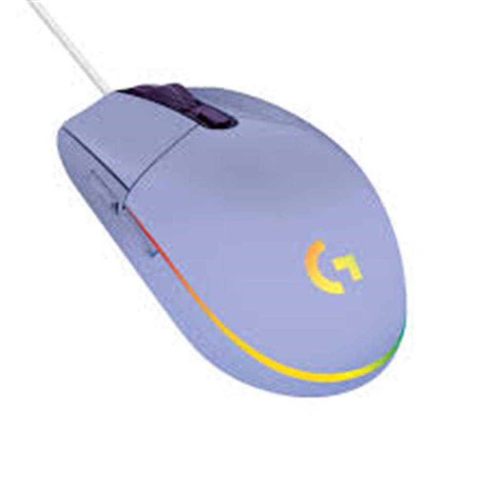 Logitech 910-005854 G102 LightSync Lila 8000DPI 6 Tuş Optik RGB Siyah Kablolu Gaming (Oyuncu) Mouse