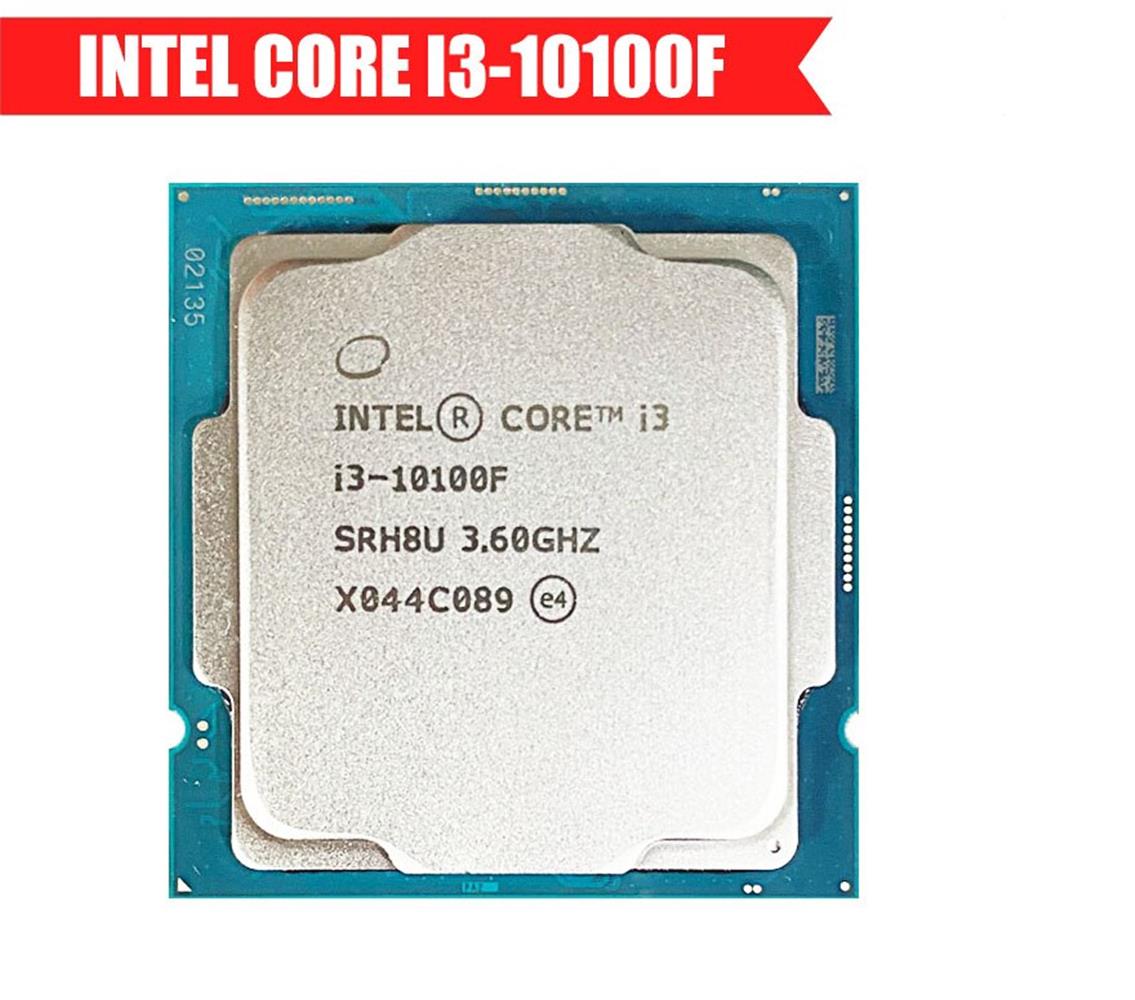 Intel Core i3 10100F TRAY 3.60GHz 6MB Önbellek 4 Çekirdek 1200 14nm İşlemci NOVGA