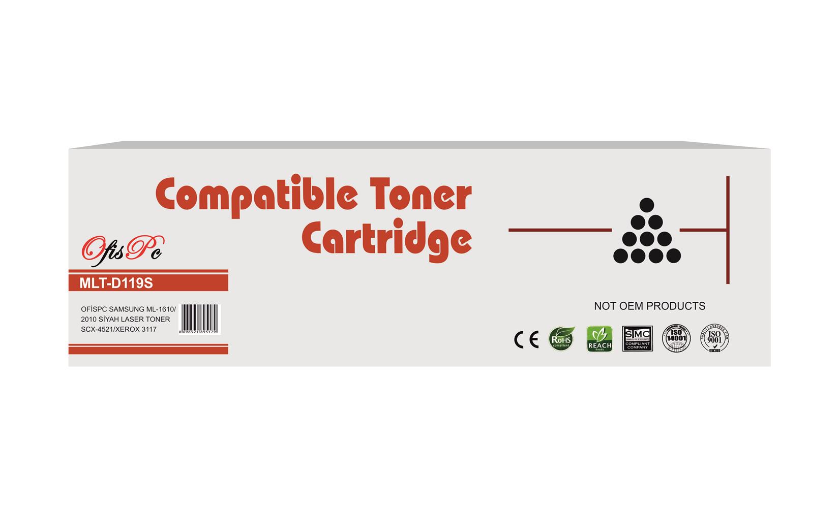 OfisPc Samsung Mlt-D119S ÇİPSİZ Muadil Toner ML-1610-1615-1620-1625-2010-2015-2020-2510-2570-2571