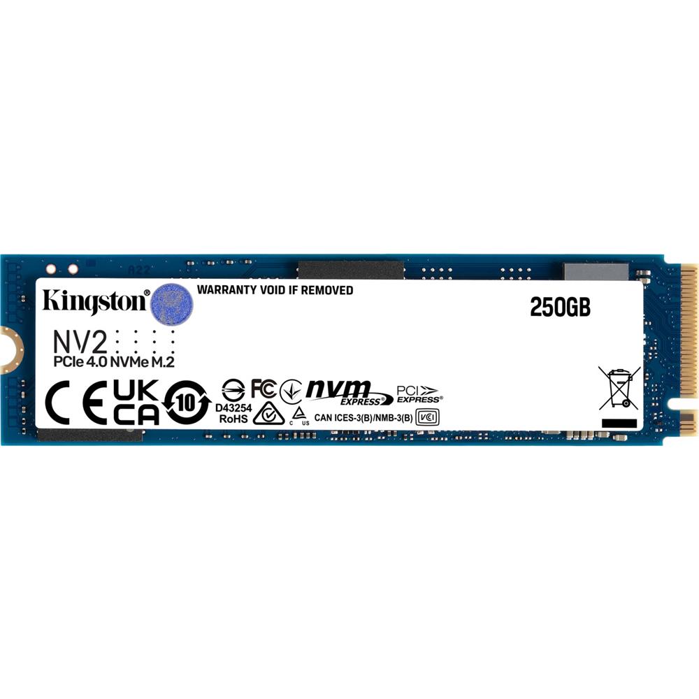 KINGSTON 250GB NV2 PCIE 4.0 M.2 NVME SSD SNV2S-250G SSD DISK