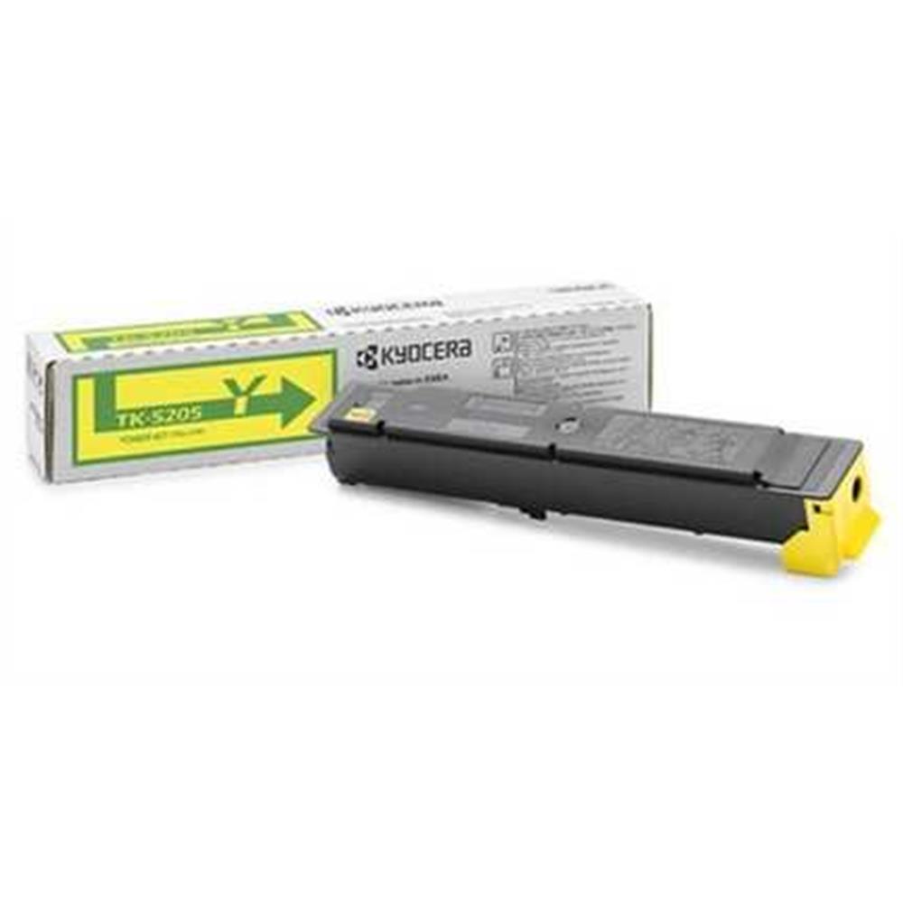 Kyocera TK-5205Y Yellow Sarı Orjinal Fotokopi Toneri Taskalfa 356ci 12.000 Sayfa