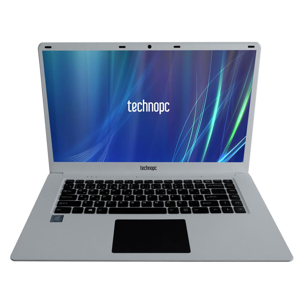 Technopc TI15N33 N3350E 4GB RAM 128GB +240GB SSD Freedos Beyaz 15.6" Notebook