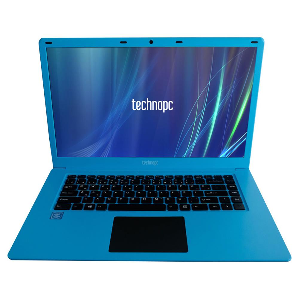 Technopc TI15N33 N3350E 4GB RAM 128GB +240GB SSD Freedos Mavi 15.6" Notebook