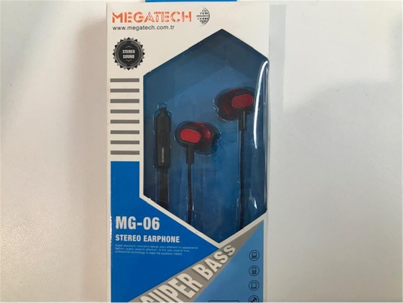 Megatech MG-06 Kırmızı Mikrofonlu Kulaklık