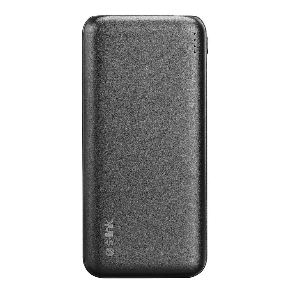 S-link G205 20000mAh Micro+Type-C+USB PD20W+QC3.0 18W Siyah Taşınabilir Pil Şarj Cihazı Powerbank