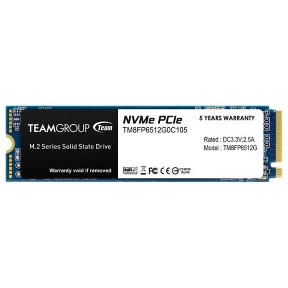 Team 512GB MP33 1800-1500MB-S Nvme Pcıe M.2 SSD Disk - TM8FP6512G0C101