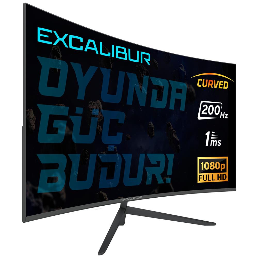 Casper 27" Excalibur M.E27FHD-G FHD 1ms Curved 200Hz (HDMI+Display) FreeSync + G-Sync LED Monitör