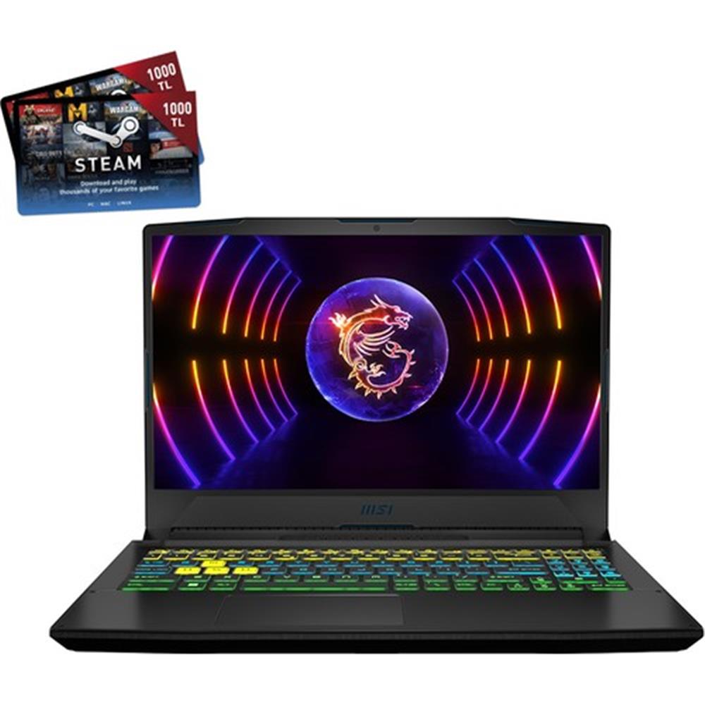 Msi Crosshaır 15 C12VE-409XTR İ7 12650H 16Gb 512Gb Rtx4050 Freedos 15.6" Fhd 240Hz Notebook