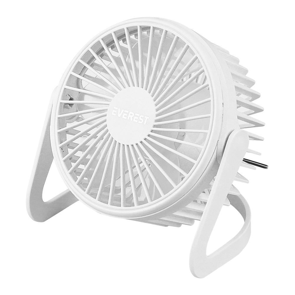 Everest EFN-505 Masaüstü Beyaz Usb Fan (145mmx141mmx105 mm)