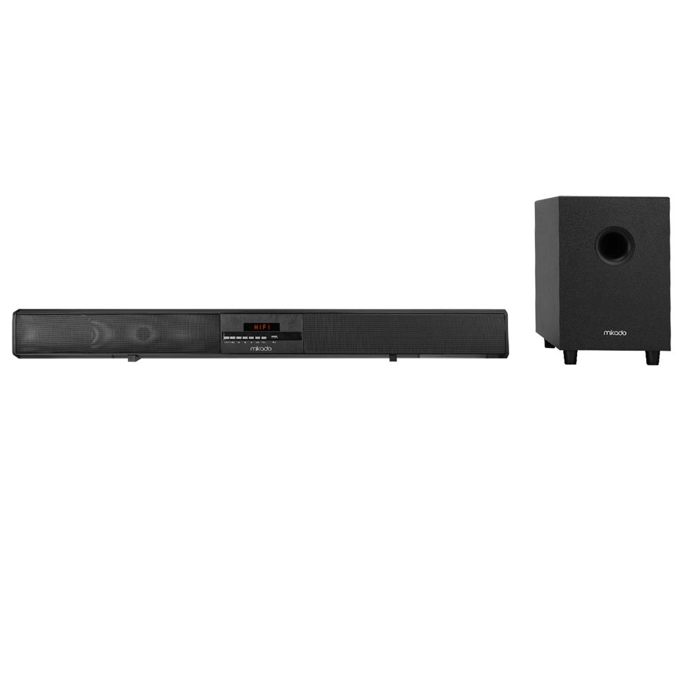 Mikado MD-SB113 Siyah 60W BT+USB+AUX+Led Ekranlı Ev Sinema Soundbar Speaker