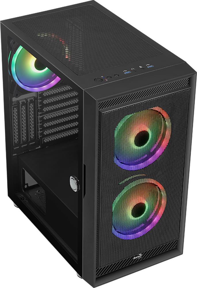 Aerocool AE-GRPHT Graphite ARGB ATX Mid Tower Kasa