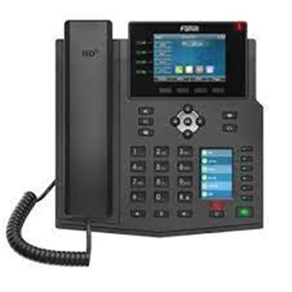 Fanvil X5u Renkli Ekran (poe)-Siyah Ip Telefon 