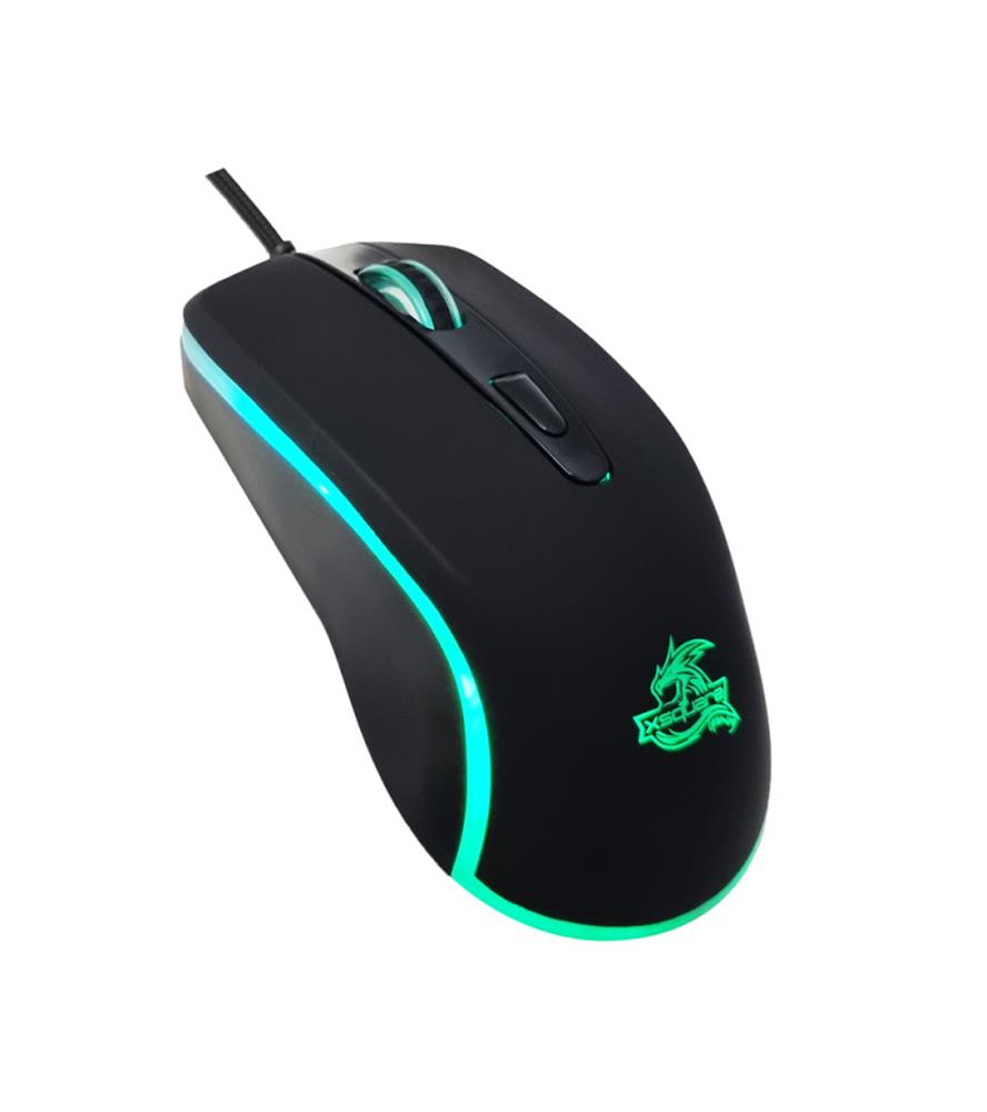 Dexim DMA021 4D Buton SAPHIRA RGB Oyuncu Mouse DPI: 800-1200-1600-2400 1.5 Mt Örgülü Kablo 