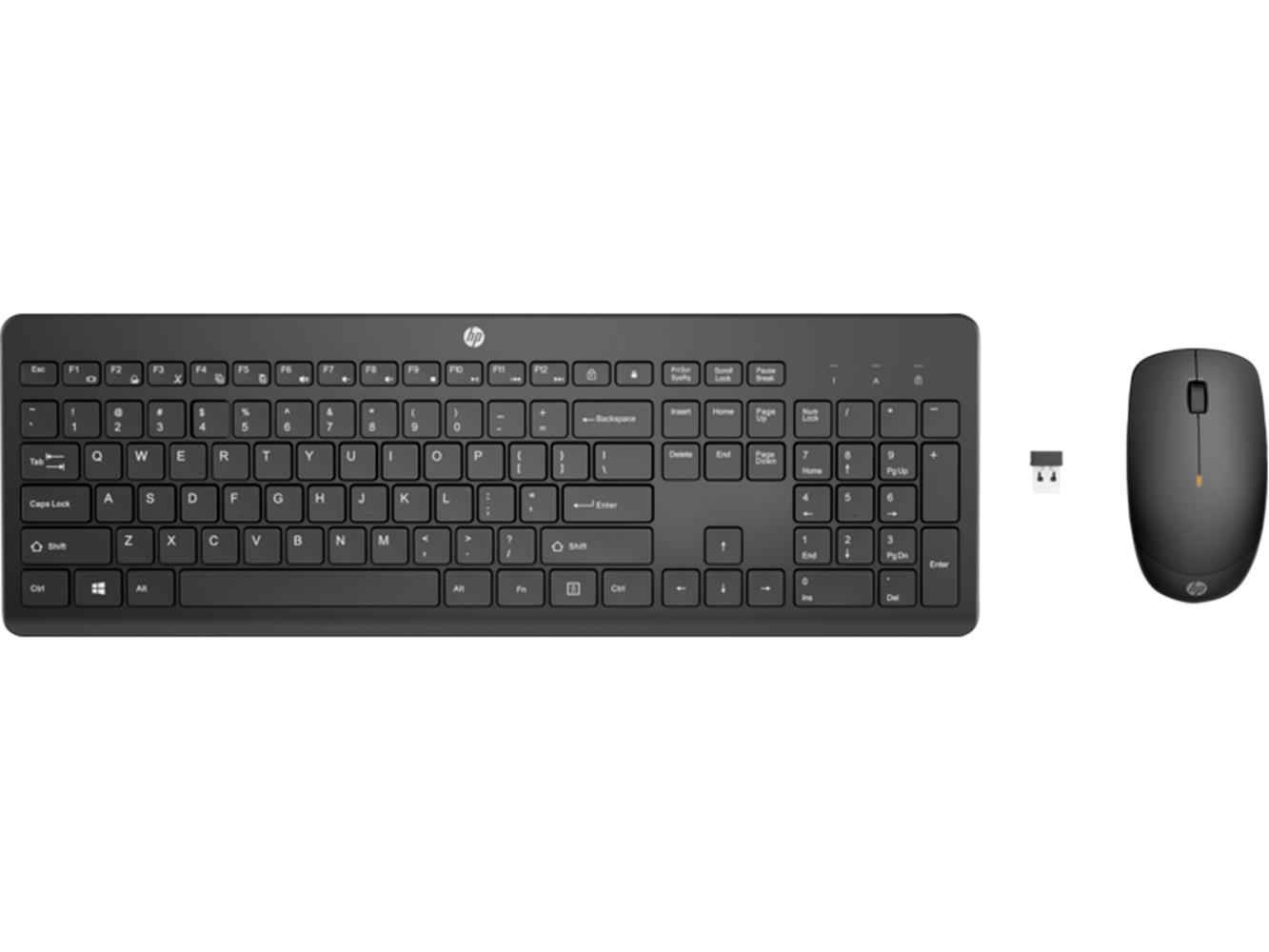 HP 235 1Y4D0AA SIYAH KABLOSUZ KLAVYE MOUSE SETI 2.4 GHZ 1600 DPI (2 X AAA (KEYBOARD); 1 X AA MOUSE)