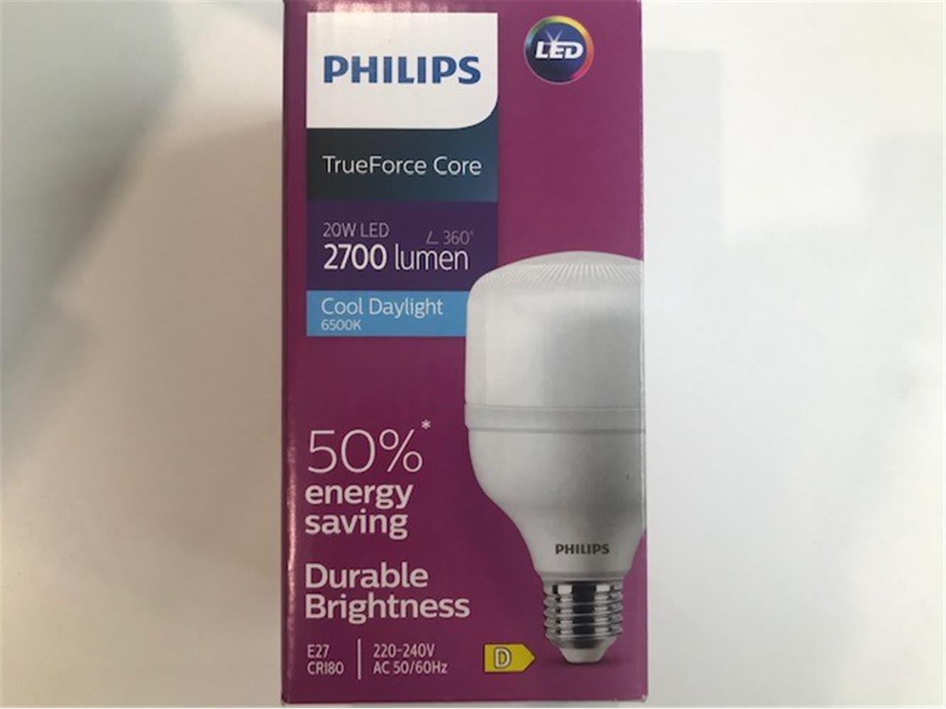 Philips Ledbulb 2700 lumen  6500k Led Beyaz E27 220-240w 