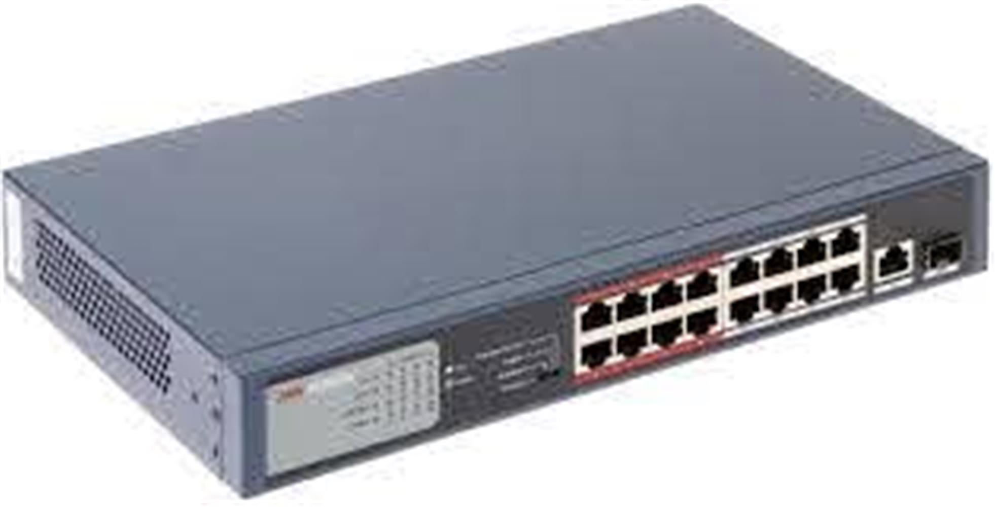 HIKVISION DS-3E1318P-EI 16 PORT 10-100-1000 MBPS GIGABIT SWITCH