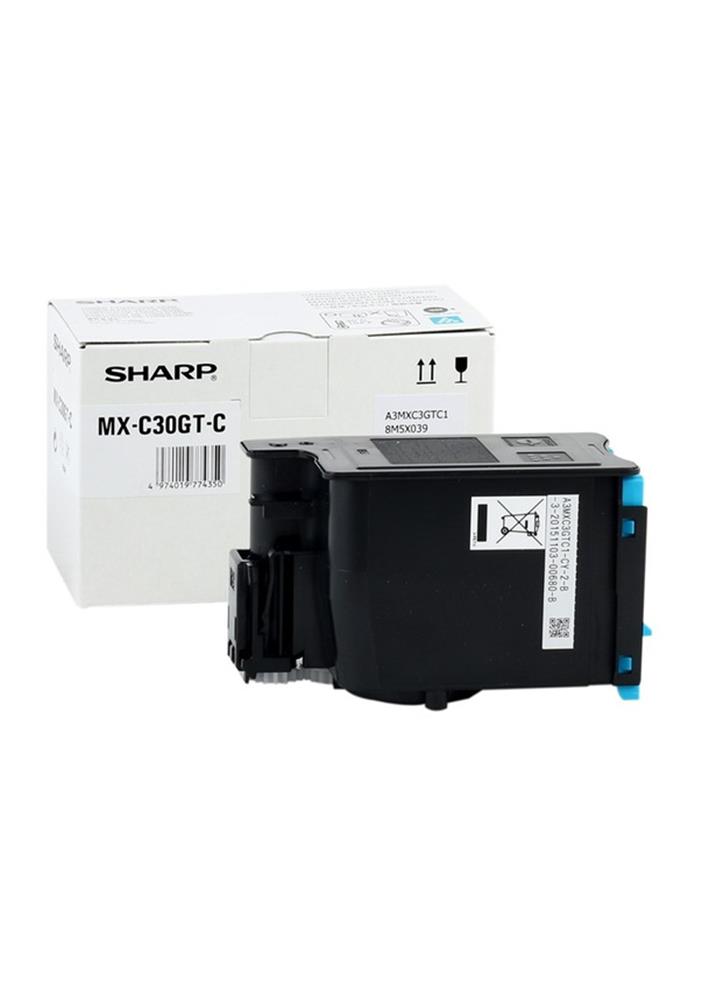 Sharp MX-C30GT-C Cyan Mavi Orjinal Fotokopi Toneri MX-C250-C300W-C301-303-304 