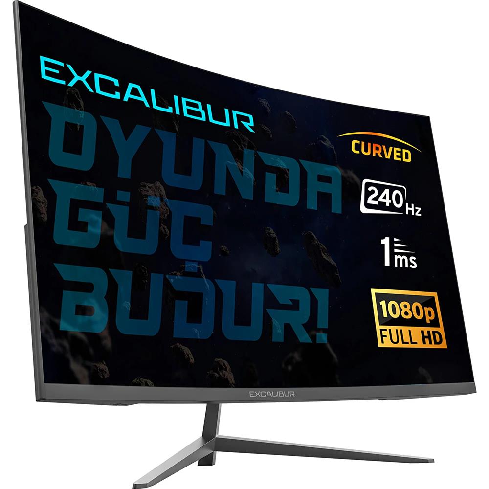 Casper 31.5" Excalibur M.E315FHD-G 240HZ 1ms 300NIT (Hdmı+Display) Curved Fhd LED Monitör