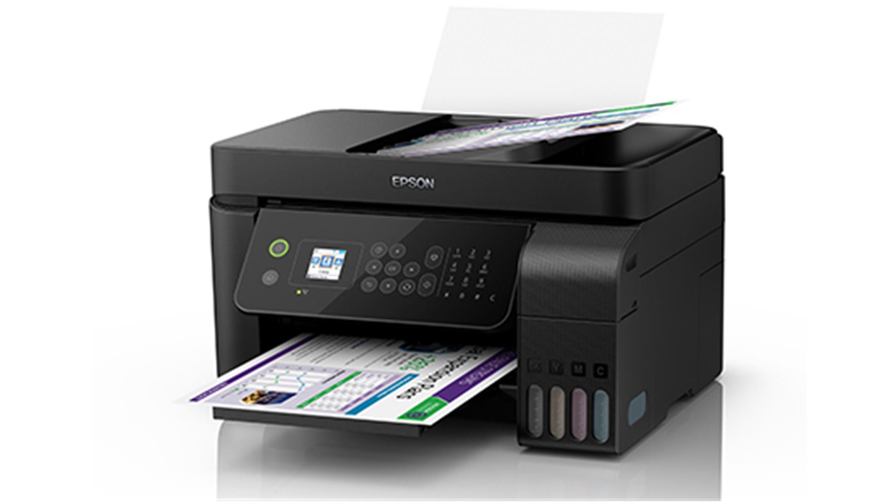 Epson L5590 MEAF Yazıcı-Tarayıcı-Fotokopi-Faks Renkli Mürekkep Tanklı Yazıcı WI-FI Ethernet