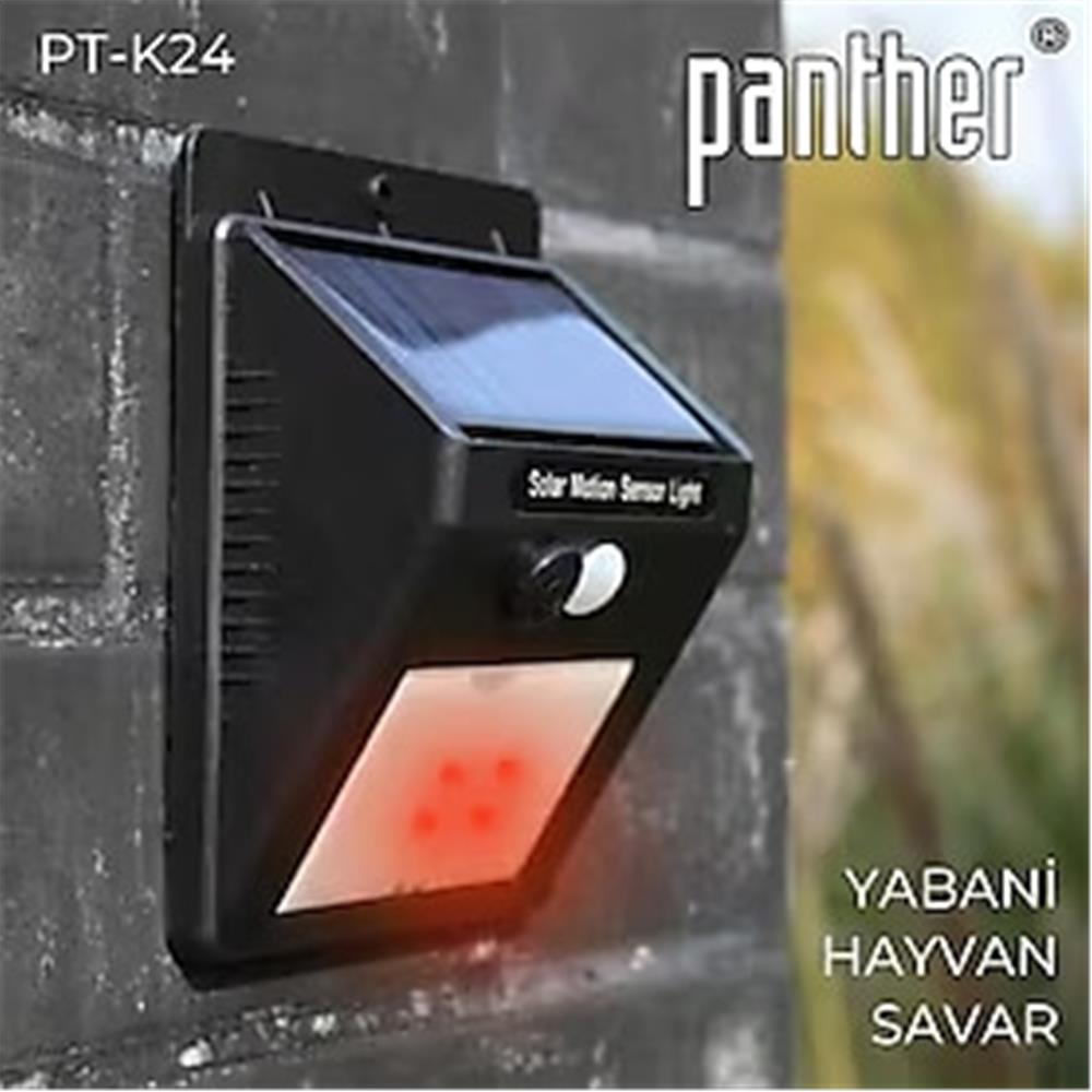 Panther PT-K24 Solar Led Sokak Lambası Yabani Hayvan Savar