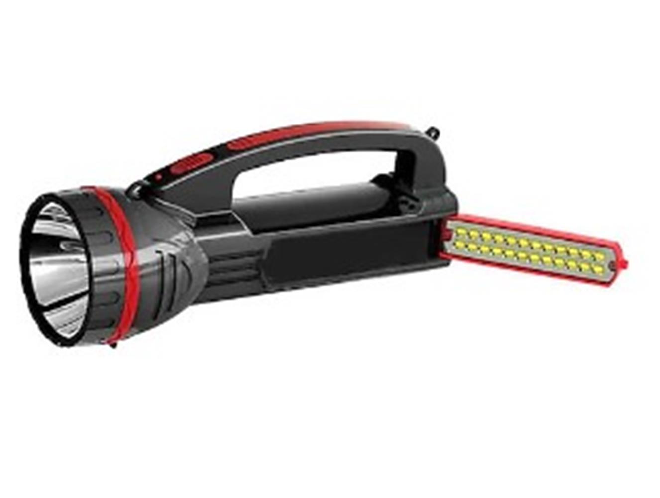 Panther PT-7758  Usb Şarjlı Spot  Fener 2W Led+24 Smd Led Açılır Kapanır Kapaklı 