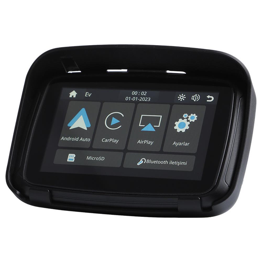 DARK DK-VA-M100 MOTO SMART NAVİGASYON CARPLAY-ANDROİD AUTO-AİRPLAY 5" MOTOSİKLET EKRANI