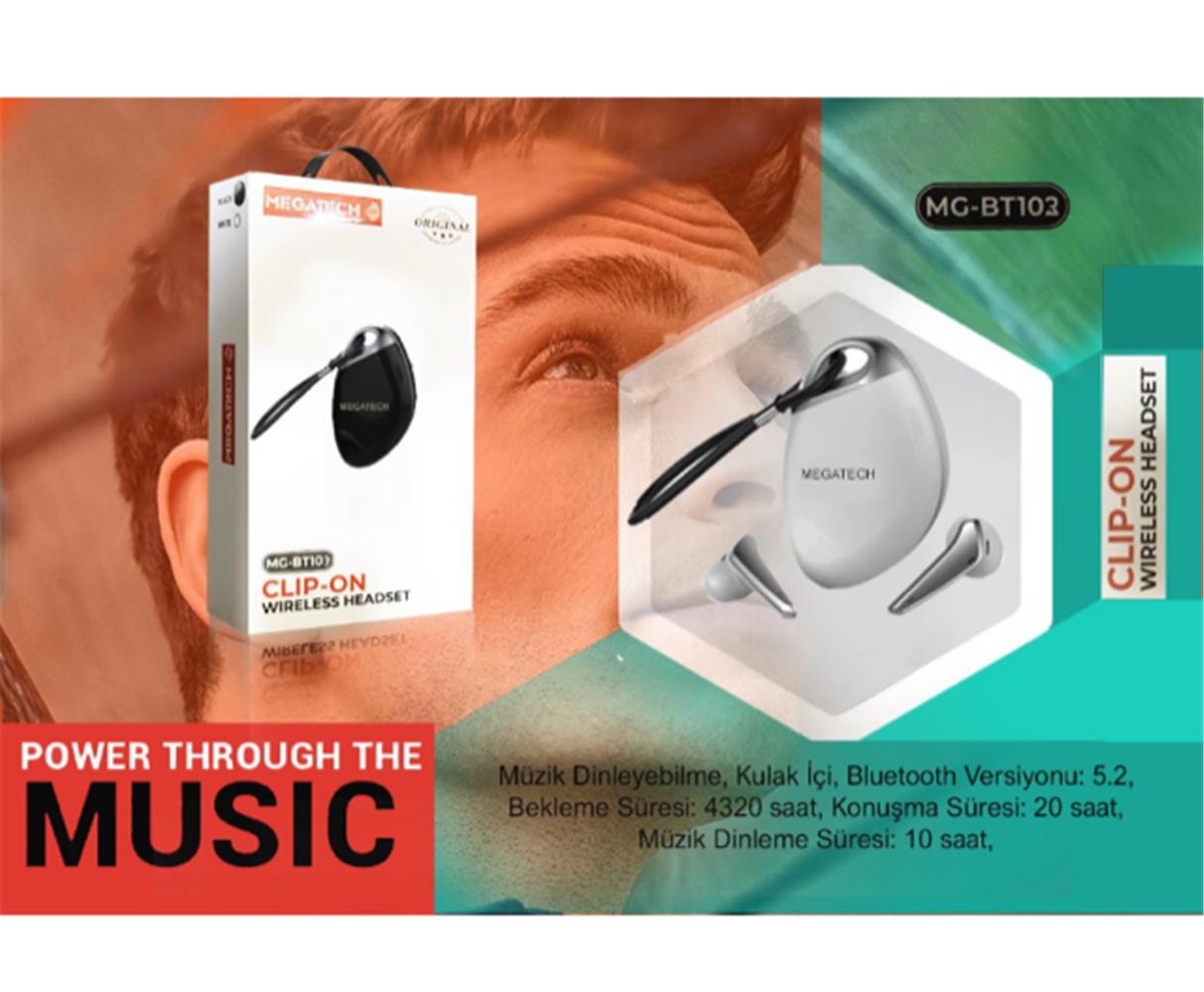 Megatech Mg-Bt101 true Bluetooth Earphone Kablosuz Kulaklık 