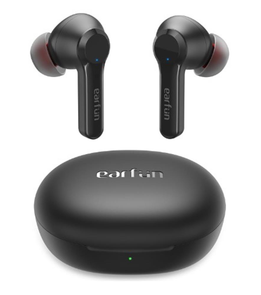 EarFun Air Pro 2 TW300B Siyah 6 Mikrofonlu ENC + Hybrid ANC IPX5 Tere Dayanıklı Bluetooth Gerçek Kab