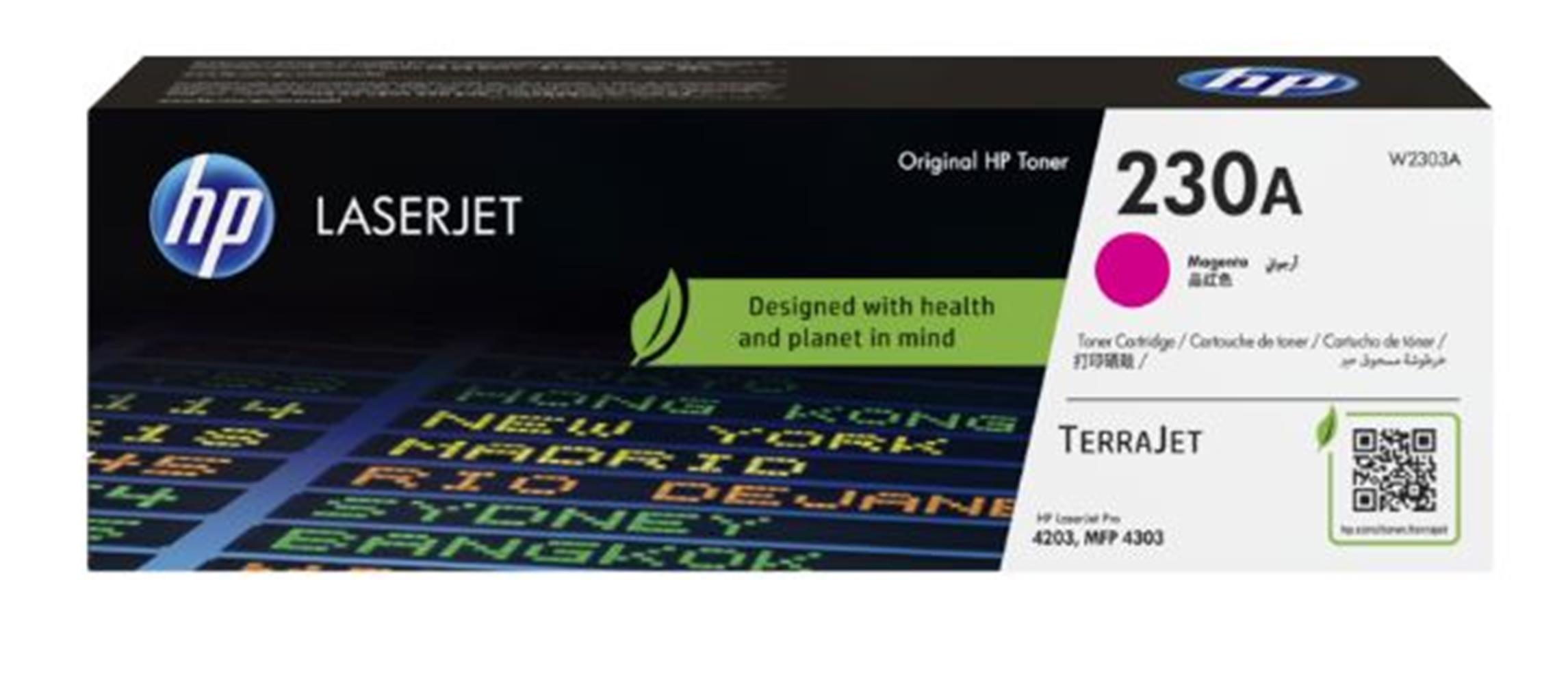 HP 230A Magenta Kırmızı 1.800 Sayfa Toner W2303A