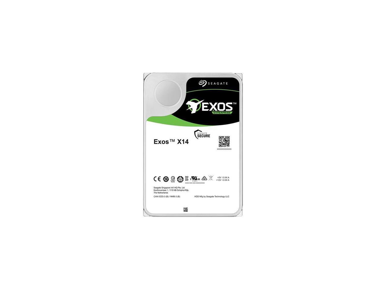 Seagate 10TB Exos X14 ST10000NM0478 3.5" 7200Rpm 256Mb Sata3 (7-24) Nas Harddisk