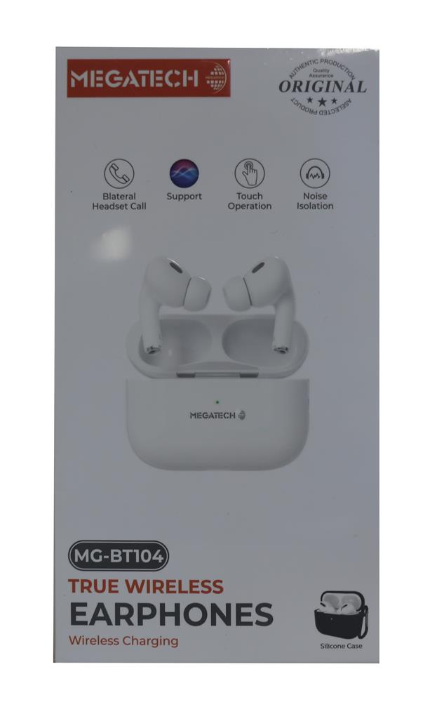 Megatech Mg-Bt104 True Earphones Bluetooth Kablosuz Kulaklık 