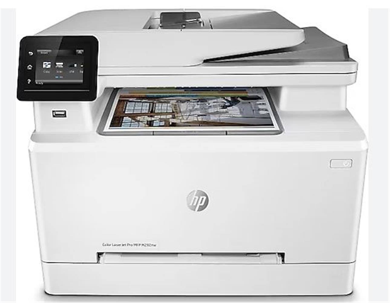 HP 7KW72A M282NW Yazıcı-Tarayıcı-Fotokopi-Network-Wifi Renkli Lazer Yazıcı