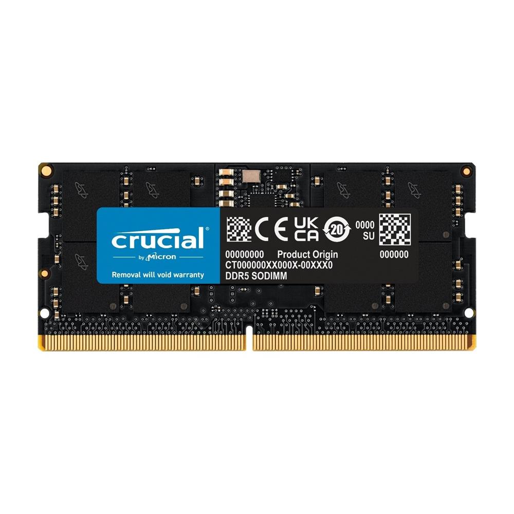 CRUCIAL 32GB DDR5 4800 SODIMM CL40 CT32G48C40S5 NOTEBOOK RAM 
