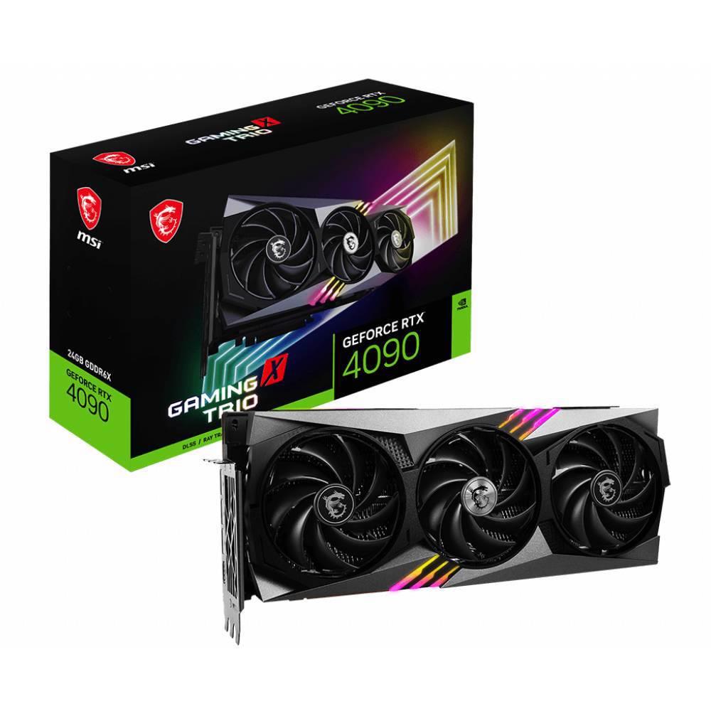 Msı GeForce RTX4090 GAMING X TRIO 24G 24GB GDDR6X 384 Bit DLSS 3 Ekran Kartı