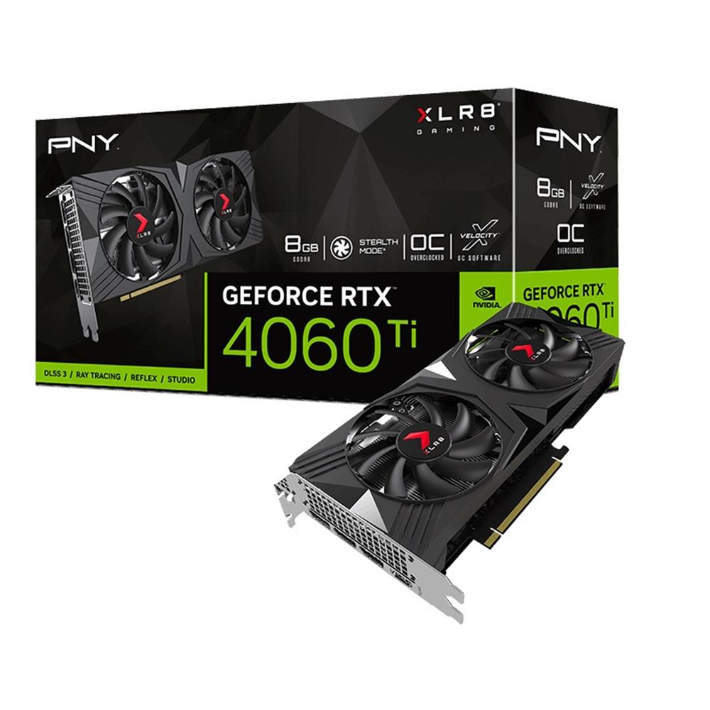 PNY RTX4060TI VERTO OVERCLOCKED 8GB GDDR6 128BIT VCG4060T8DFXPB1-O GAMING (OYUNCU) EKRAN KARTI 