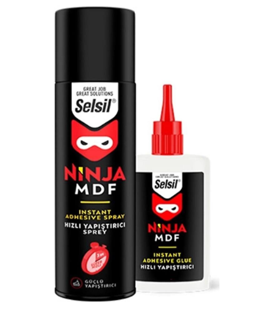 Selsil 400ml  100gr Hızlı Yapıştırıcı Ninja Mdf 