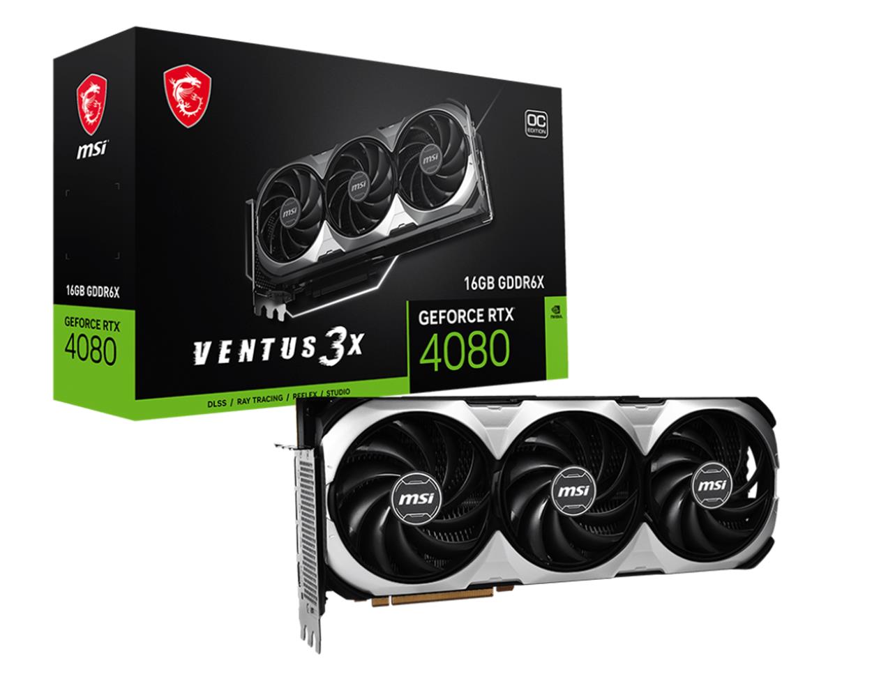 Msı Geforce RTX 4080 SUPER 16 G VENTUS 3XOC16 GB GDDR6X 256 BİT DLSS3 NVIDIA Ekran Kartı