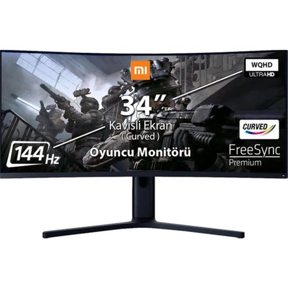 Xiaomi Mi 34" BHR5126CN 4ms 144Hz Freesync Premium Va Wqhd Curved Gaming (Oyuncu) Monitör