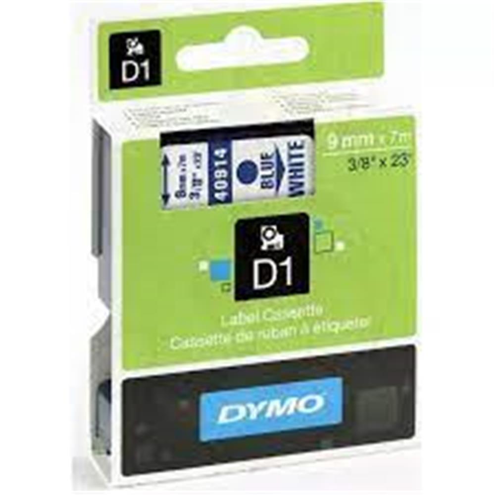 DYMO S0720690 D1 Yedek Şerit 9 mmx7mt Beyaz-Mavi 40914