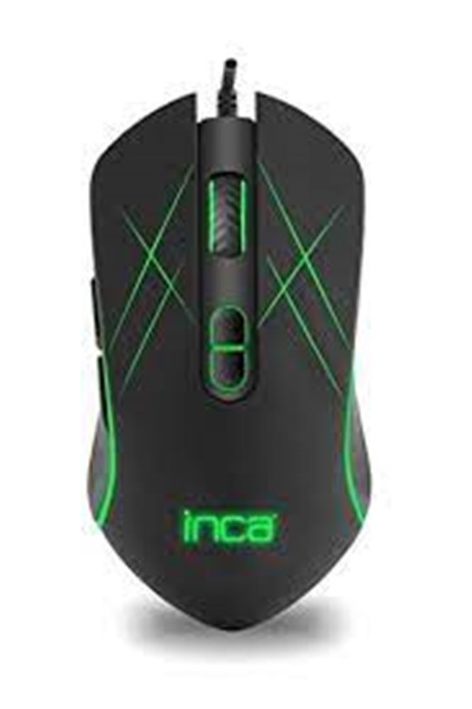 Inca CHASCA Img-039t 3200Dpı  Örgülü 6 Led RGB SOFTWEAR- SİLENT Gaming Mouse (1,65Mt Örgülü Kablo) 